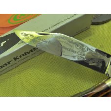 Ka-bar dog head coke bottle knife, near mint with box Ka-bar dog head coke bottle knife, near mint with box