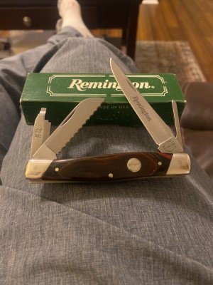 New Remington USA R2-W Waterfowl Wood Handle With 4 Blades Or Tools New In Box 