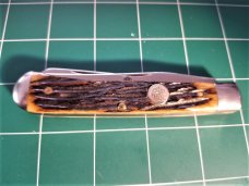 QUEEN CUTLERY QUEEN CITY TRAPPER #19 KNIFE SB TOOL STEEL NIB RARE QUEEN CUTLERY QUEEN CITY TRAPPER #19 KNIFE SB TOOL STEEL NIB RARE