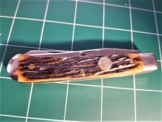 QUEEN CUTLERY QUEEN CITY TRAPPER #19 KNIFE SB TOOL STEEL NIB RARE QUEEN CUTLERY QUEEN CITY TRAPPER #19 KNIFE SB TOOL STEEL NIB RARE