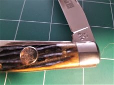 QUEEN CUTLERY QUEEN CITY TRAPPER #19 KNIFE SB TOOL STEEL NIB RARE QUEEN CUTLERY QUEEN CITY TRAPPER #19 KNIFE SB TOOL STEEL NIB RARE