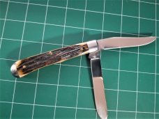 QUEEN CUTLERY QUEEN CITY TRAPPER #19 KNIFE SB TOOL STEEL NIB RARE QUEEN CUTLERY QUEEN CITY TRAPPER #19 KNIFE SB TOOL STEEL NIB RARE