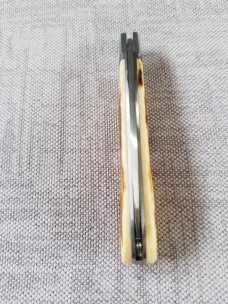 Bobby Toole Custom Mammoth Ivory Lambsfoot Knife, New, CPM-154 ,3 75" closed Bobby Toole Custom Mammoth Ivory Lambsfoot Knife, New, CPM-154 ,3 75" closed