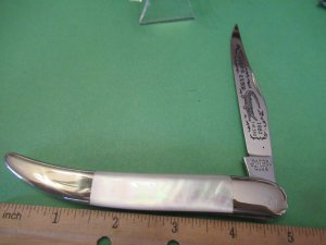Parker Cut Co. 1980 Pearl Large Texas Toothpick 
