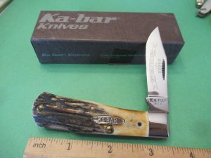 KA-Bar Stag Lock Back Collectors Club # 1186