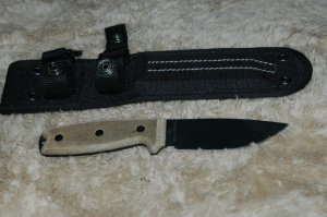 Ontario Rat 3 Fixed Blade Knife with Sheath 