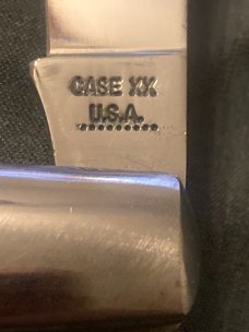 1970 Case XX USA 10 Dots 6143 Red Bone Handle Granddaddy Barlow With A Large Single Blade 1970 Case XX USA 10 Dots 6143 Red Bone Handle Granddaddy Barlow With A Large Single Blade