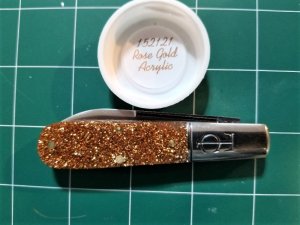 Great Eastern Tidioute #15 Rose Gold Acrylic TC Barlow Knife 152121 GEC USA