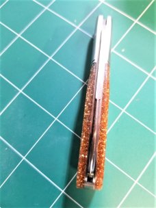 Great Eastern Tidioute #15 Rose Gold Acrylic TC Barlow Knife 152121 GEC USA Great Eastern Tidioute #15 Rose Gold Acrylic TC Barlow Knife 152121 GEC USA