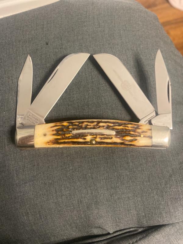 John Primble Belknap Louisville Ky Large Fat & Gnarly Stag Congress Never Used Or Carried John Primble Belknap Louisville Ky Large Fat & Gnarly Stag Congress Never Used Or Carried