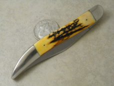 Case XX Stainless USA 1979 Stag 51093 SSP Gator Etch Toothpick Knife Case XX Stainless USA 1979 Stag 51093 SSP Gator Etch Toothpick Knife