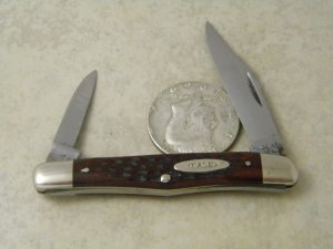 Case XX USA 1965-1969 Bone 6208 Half Whittler Knife