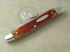 Case XX 6347 HP 1940-64 Red Late Rogers Bone Stockman Knife Case XX 6347 HP 1940-64 Red Late Rogers Bone Stockman Knife