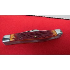 CAMILLUS USA STAGLON HANDLES ROUGH CUT TOBACCO STOCKMAN UNUSED NO TANG MARKS CAMILLUS USA STAGLON HANDLES ROUGH CUT TOBACCO STOCKMAN UNUSED NO TANG MARKS