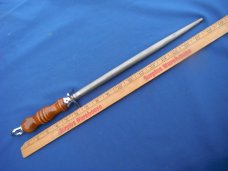 Vintage Large Case XX Sharpening Steel Chef's or Butcher's XL Knife Sharpening Honing Steel