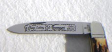 VINTAGE 1984 ROBERT KLASS KISSING CRANE SOLINGEN GERMANY BEAUTIFUL INDIA STAG GATOR CULTERY CLUB 