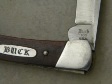Buck USA Model # 703 Colt Wood Stockman Knife 