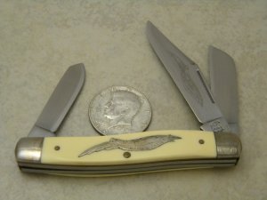 Parker (Made by Schrade) "Liberty or Death" E-1 Stockman Knife 