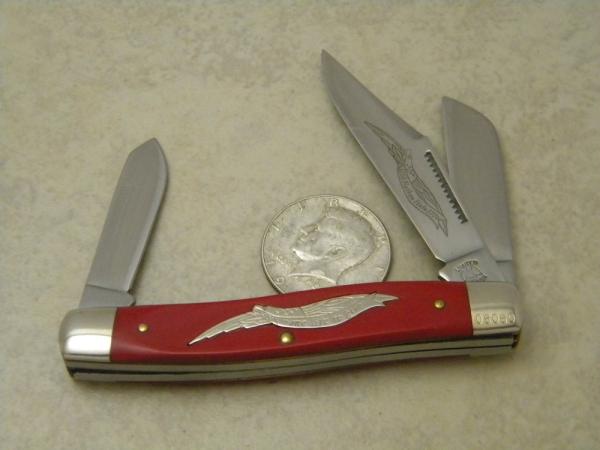 Parker (Made by Schrade) "One Life to Give" E-3 Stockman Knife Parker (Made by Schrade) "One Life to Give" E-3 Stockman Knife
