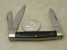 Queen Steel #26 B USA Slick Black Stockman Knife Queen Steel #26 B USA Slick Black Stockman Knife
