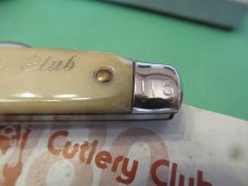 Colonel Coon 1980 White Bone Half Congress  Made for The Sho Me Cutlery  Club 