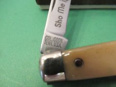 Colonel Coon 1980 White Bone Half Congress  Made for The Sho Me Cutlery  Club 