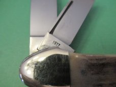 Kissing Crane 1977  Stag Gunboat Whittler Made for the NKC & DA