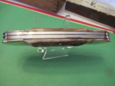 Kissing Crane 1977  Stag Gunboat Whittler Made for the NKC & DA