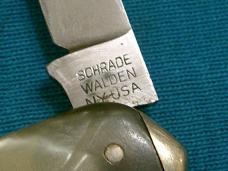 SCHRADE WALDEN 865 SUNFISH LOBSTER POCKET KNIFE KNIVES OLD VINTAGE SCHRADE WALDEN 865 SUNFISH LOBSTER POCKET KNIFE KNIVES OLD VINTAGE