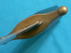 KABAR KA-BAR 1210 USA J BOWIE FIXED BLADE HUNTING SKINNING KNIFE KNIVES SHEATH VINTAGE OLD