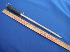 Large Vintage Zwilling J.A. Henckels Professional S Sharpening Steel, 12-inch Stainless Honing Steel Large Vintage Zwilling J.A. Henckels Professional S Sharpening Steel, 12-inch Stainless Honing Steel