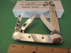 Fight'N Rooster1982  Pearl 4 Blade Canoe  with Gems 