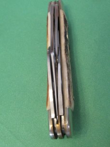 Kissing Crane 1979 Stag 4 Blade Stockman 