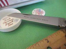 Great Eastern Real LambFoot Knife Waynorth Cutlery Pattern # 933119 Great Eastern Real LambFoot Knife Waynorth Cutlery Pattern # 933119
