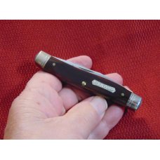 HERITAGE SCHRADE NY. USA MUSKRAT GREEN BONE ETCHED BLADE 1985 HERITAGE SCHRADE NY. USA MUSKRAT GREEN BONE ETCHED BLADE 1985