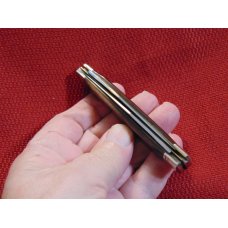 HERITAGE SCHRADE NY. USA MUSKRAT GREEN BONE ETCHED BLADE 1985 HERITAGE SCHRADE NY. USA MUSKRAT GREEN BONE ETCHED BLADE 1985