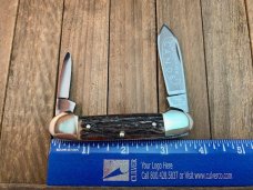 A.G. Russell Stag Mohawk Canoe From the Bertram Cutlery Owned by A.G. Russell