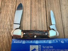 A.G. Russell Stag Mohawk Canoe From the Bertram Cutlery Owned by A.G. Russell