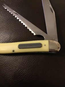 CASE XX 1940/64 32095 YELLOW HANDLE FISHERMANS KNIFE WITH TWO BLADES CASE XX 1940/64 32095 YELLOW HANDLE FISHERMANS KNIFE WITH TWO BLADES