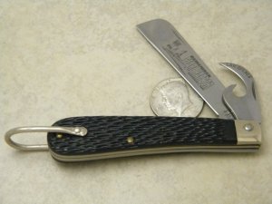 Camillus Cutlery Co USA "Remember Pearl Harbor" USCG 1944 Delrin Rope Knife