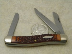 Camillus New York USA Delrin Serpentine Stockman Knife