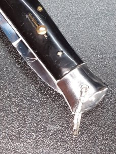 8 3/4" vintage rizzuto estilleto milano. 8 3/4" vintage rizzuto estilleto milano.