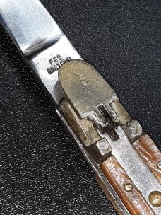 Vintage FES rostfrei lever lock. 