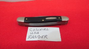 VINTAGE COLONIAL USA RANGER STOCKMAN HANDLED SOME UNUSED AS SHOWN  