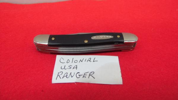 VINTAGE COLONIAL USA RANGER STOCKMAN HANDLED SOME UNUSED AS SHOWN VINTAGE COLONIAL USA RANGER STOCKMAN HANDLED SOME UNUSED AS SHOWN