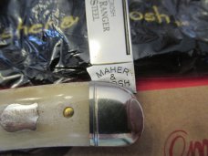Maher & Grosh Smooth White Appaloosa Bone Texas Ranger Pattern # 335SB Maher & Grosh Smooth White Appaloosa Bone Texas Ranger Pattern # 335SB