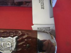 Winchester Buffalo Head Series Burnt Orange Bone Pattern # 18 29110BH