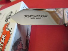 Winchester Buffalo Head Series Burnt Orange Bone Pattern # 18 29110BH