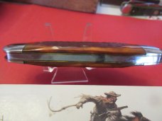 Winchester Buffalo Head Series Burnt Orange Bone Pattern # 18 29110BH