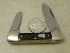 Bulldog Brand Germany Green Bone Canoe Knife 